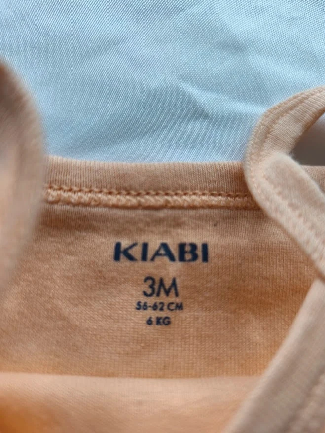 Kiabi 3-month peach Summer Love parrot tank top – photo 2
